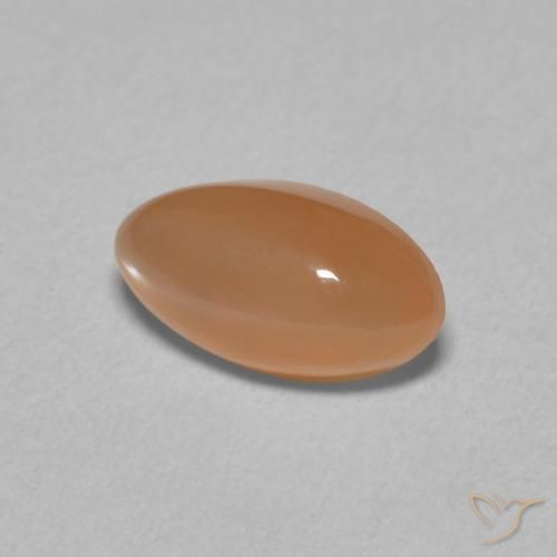 Pietra di luna Pesca naturale da 1.33 ct, Taglio marquise, Traslucido