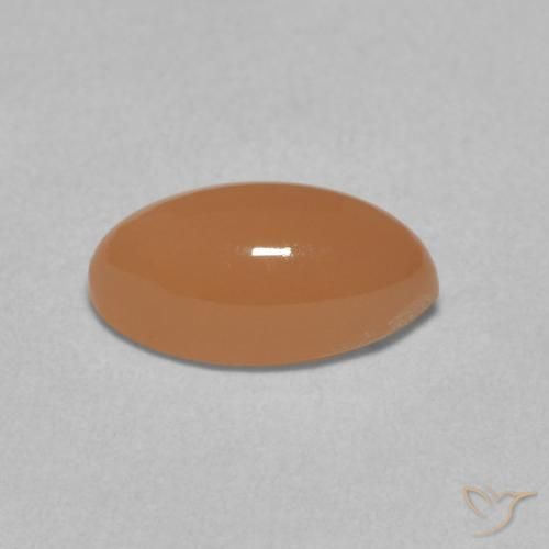 Pietra di luna Pesca naturale da 1.33 ct, Taglio marquise, Traslucido