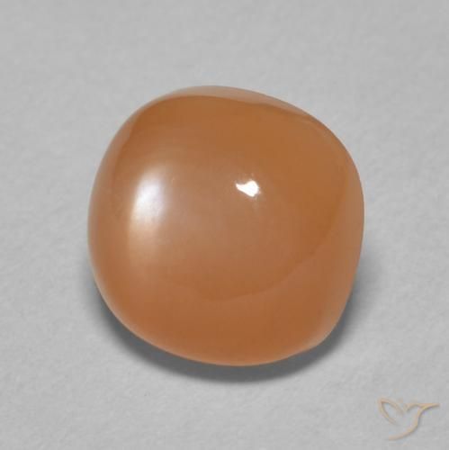 Pietra di luna Arancione chiaro naturale da 2.36 ct, Cuscino, Traslucido