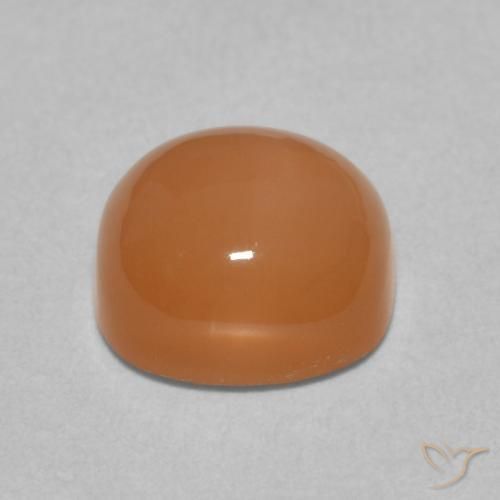 Pietra di luna Arancione chiaro naturale da 2.36 ct, Cuscino, Traslucido