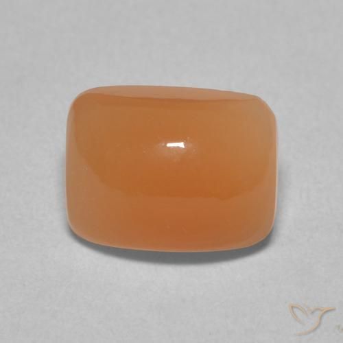 2.46ct Naturale Pesca Pietra di luna, Cuscino, Traslucido