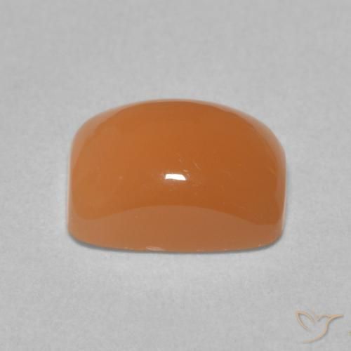 Pietra di luna Pesca naturale da 2.46 ct, Cuscino, Traslucido