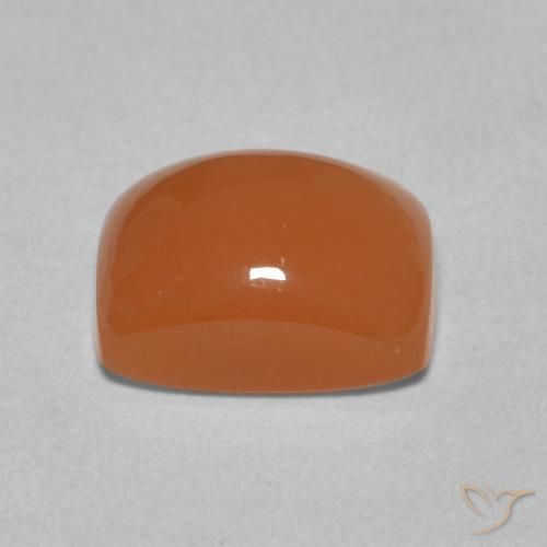 Pietra di luna Arancio Medio naturale da 2.75 ct, Cuscino, Traslucido