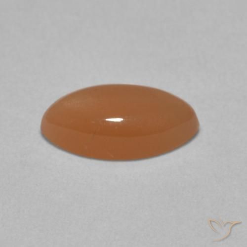 Pietra di luna Arancia Cantalupo Pale naturale da 1.25 ct, Taglio marquise, Traslucido