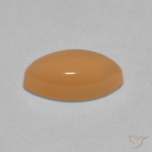 Pietra di luna Pesca naturale da 1.62 ct, Taglio marquise, Traslucido