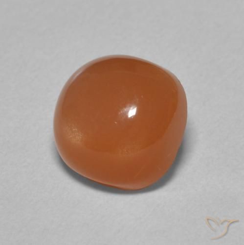 Pietra di luna Arancione scuro naturale da 2.43 ct, Cuscino, Traslucido