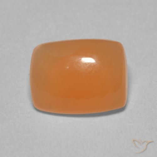 2.05ct Naturale Arancio Medio Pietra di luna, Cuscino, Traslucido