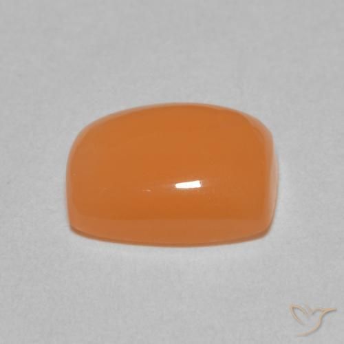 Pietra di luna Arancio Medio naturale da 2.05 ct, Cuscino, Traslucido