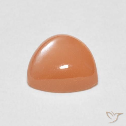 Pietra di luna Pesca naturale da 1.98 ct, Taglio trillion, Traslucido