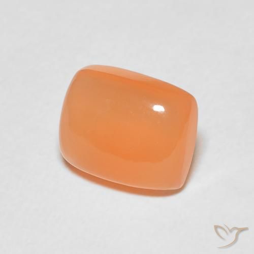 Pietra di luna Arancio Medio naturale da 2.51 ct, Cuscino, Traslucido