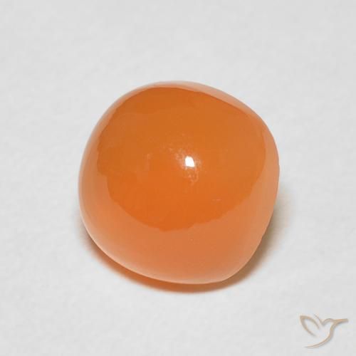 Pietra di luna Arancione rossastra naturale da 2.41 ct, Cuscino, Traslucido
