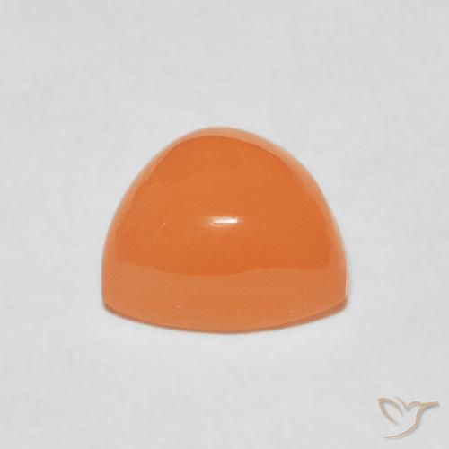 Pietra di luna Arancione chiaro naturale da 2.02 ct, Taglio trillion, Traslucido