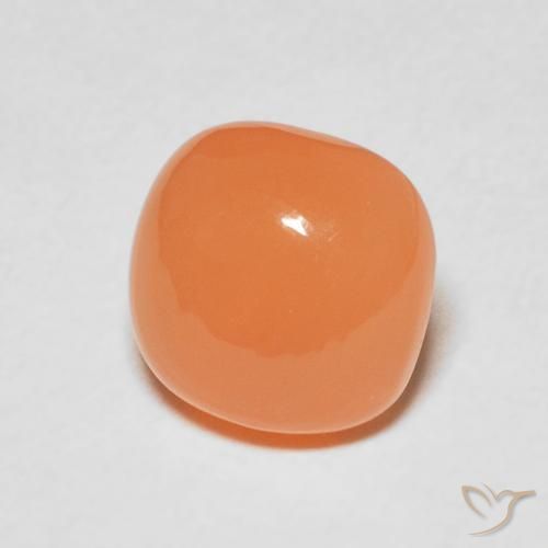 Pietra di luna Arancione chiaro naturale da 2.17 ct, Cuscino, Traslucido