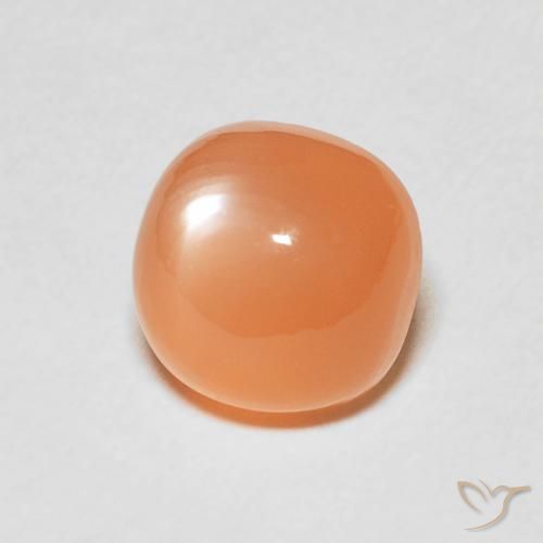 Pietra di luna Arancio rossastro chiaro naturale da 2.42 ct, Cuscino, Traslucido