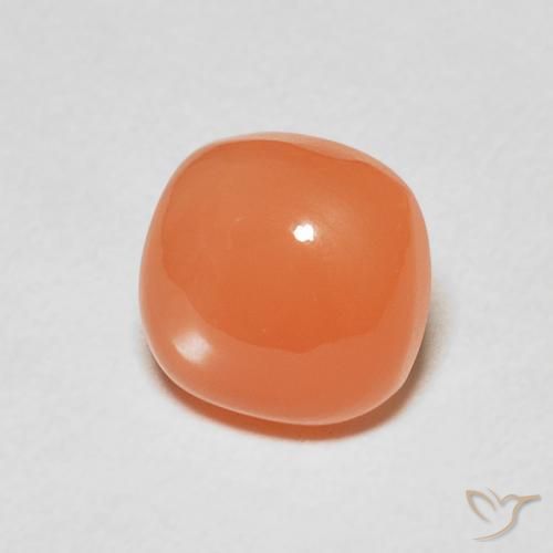 Pietra di luna Arancio Medio naturale da 2.48 ct, Cuscino, Traslucido