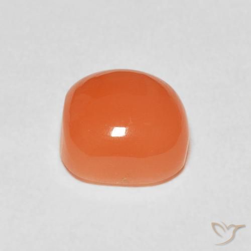 Pietra di luna Arancio Medio naturale da 2.48 ct, Cuscino, Traslucido