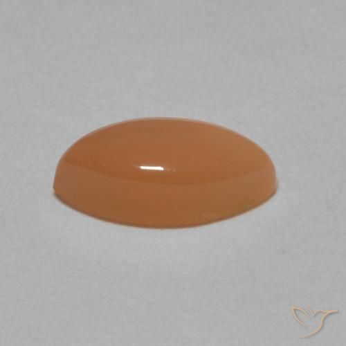 Pietra di luna Arancione chiaro naturale da 1.32 ct, Taglio marquise, Traslucido