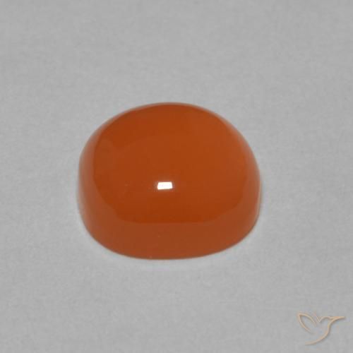 Pietra di luna Arancione rossastra naturale da 2.05 ct, Cuscino, Traslucido