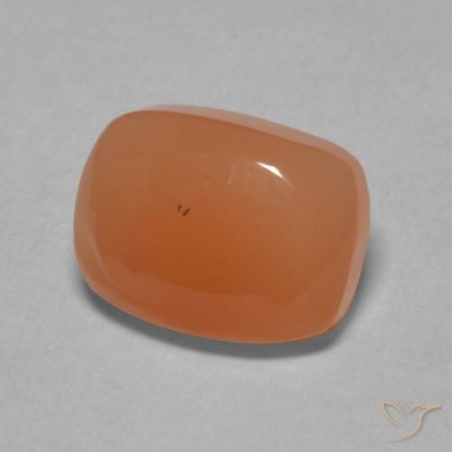 Pietra di luna Arancio rossastro chiaro naturale da 2.23 ct, Cuscino, Traslucido