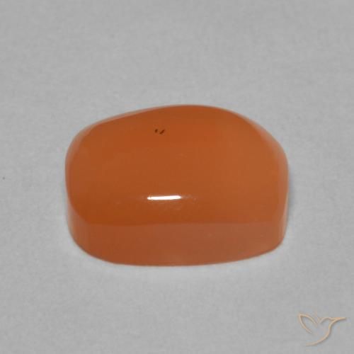 Pietra di luna Arancio rossastro chiaro naturale da 2.23 ct, Cuscino, Traslucido