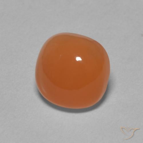 Pietra di luna Arancio Medio naturale da 2.37 ct, Cuscino, Traslucido