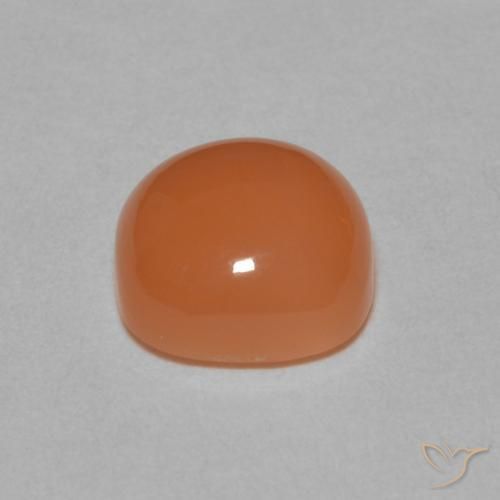Pietra di luna Arancio Medio naturale da 2.37 ct, Cuscino, Traslucido
