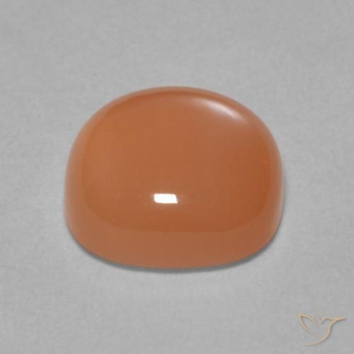 Pietra di luna Arancio rossastro chiaro naturale da 2.05 ct, Cuscino, Traslucido
