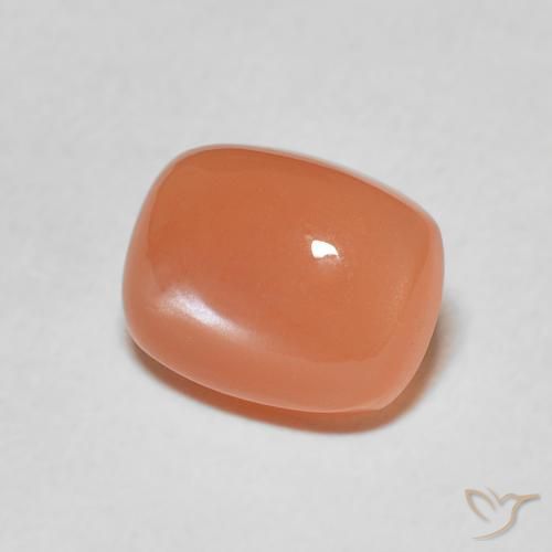 Pietra di luna Pesca naturale da 2.11 ct, Cuscino, Traslucido