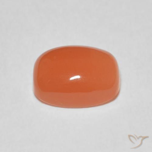 Pietra di luna Pesca naturale da 2.11 ct, Cuscino, Traslucido