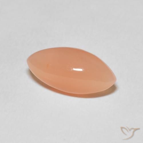 Pietra di luna Arancio Medio naturale da 2.93 ct, Taglio marquise, Traslucido