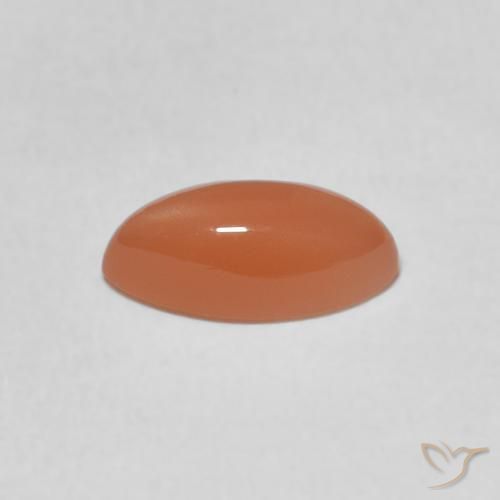 Pietra di luna Pesca naturale da 1.27 ct, Taglio marquise, Traslucido