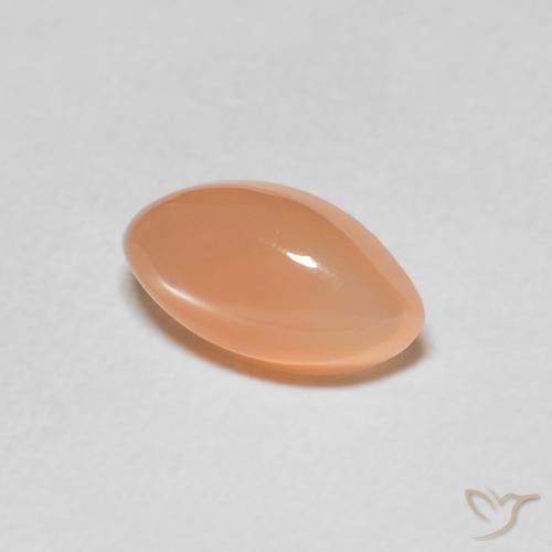 Pietra di luna Pesca naturale da 1.44 ct, Taglio marquise, Traslucido