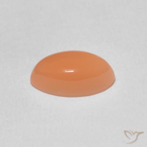 Pietra di luna Pesca naturale da 1.44 ct, Taglio marquise, Traslucido