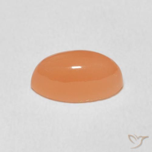 Pietra di luna Cantalupo Arancia naturale da 1.68 ct, Taglio marquise, Traslucido