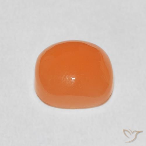 Pietra di luna Pesca naturale da 2.06 ct, Cuscino, Traslucido