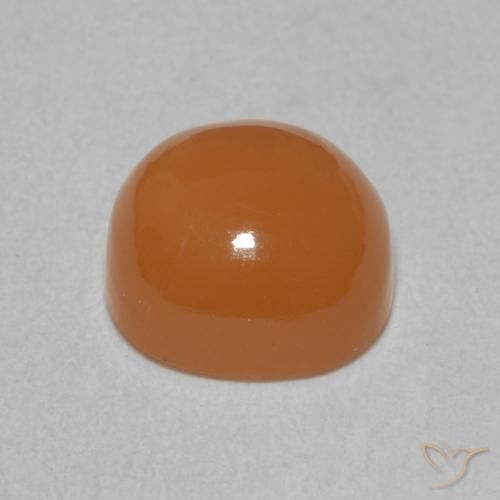 Pietra di luna Arancio Medio naturale da 2.46 ct, Cuscino, Traslucido