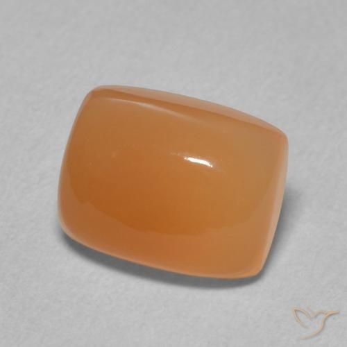 Pietra di luna Arancio Medio naturale da 2.47 ct, Cuscino, Traslucido
