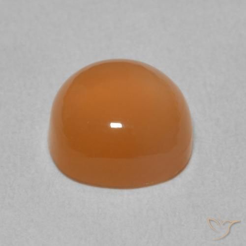 Pietra di luna Arancione rossastra naturale da 2.35 ct, Cuscino, Traslucido