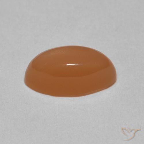 Pietra di luna Arancione chiaro naturale da 1.72 ct, Taglio marquise, Traslucido