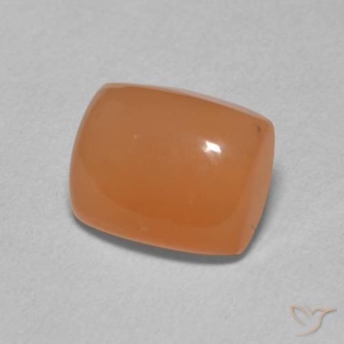 Pietra di luna Arancio rossastro chiaro naturale da 2.29 ct, Cuscino, Traslucido