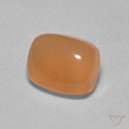 Pietra di luna Arancio Medio naturale da 2.36 ct, Cuscino, Traslucido
