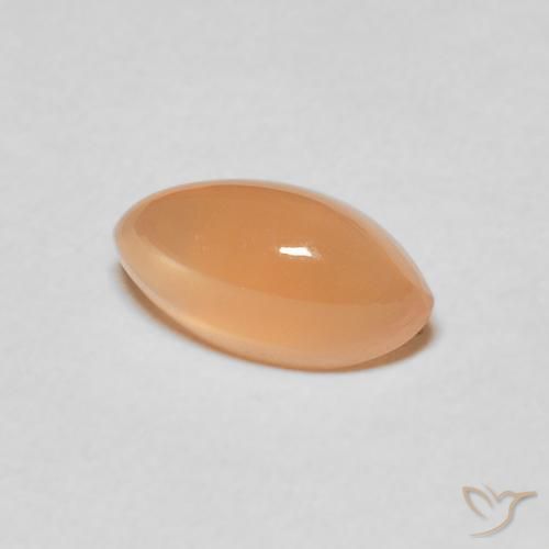 Pietra di luna Medium Light-Orange naturale da 1.75 ct, Taglio marquise, Traslucido