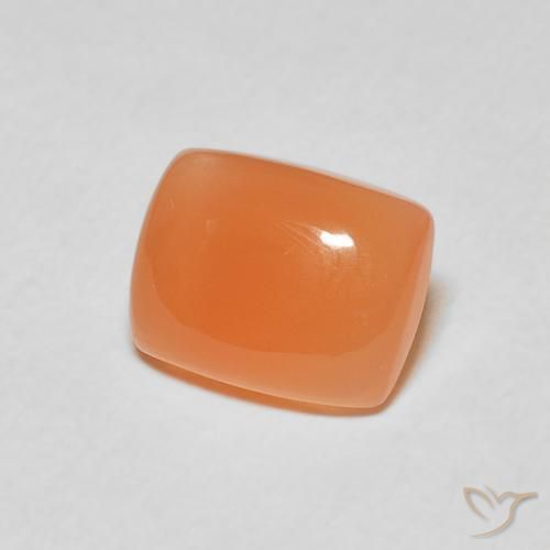 Pietra di luna Arancio Medio naturale da 2.11 ct, Cuscino, Traslucido