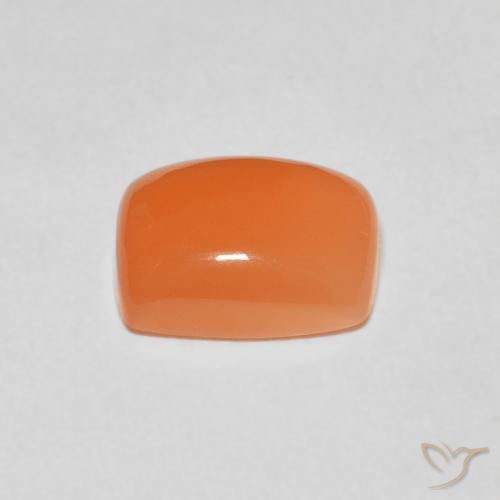 Pietra di luna Arancio Medio naturale da 2.11 ct, Cuscino, Traslucido