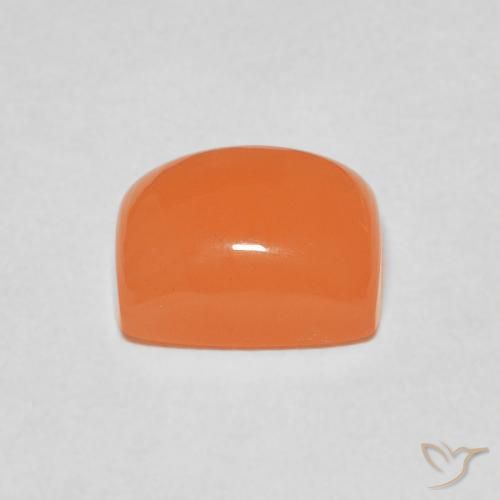 Pietra di luna Arancio Medio naturale da 2.76 ct, Cuscino, Traslucido