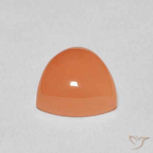 Pietra di luna Arancione chiaro naturale da 2.07 ct, Taglio trillion, Traslucido