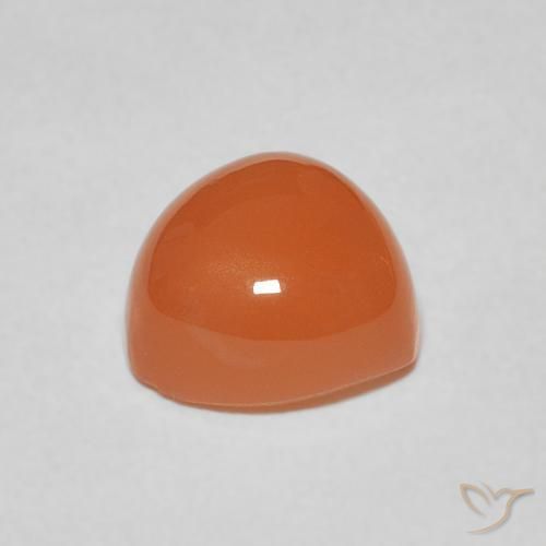 Pietra di luna Arancio Medio naturale da 2.15 ct, Taglio trillion, Traslucido