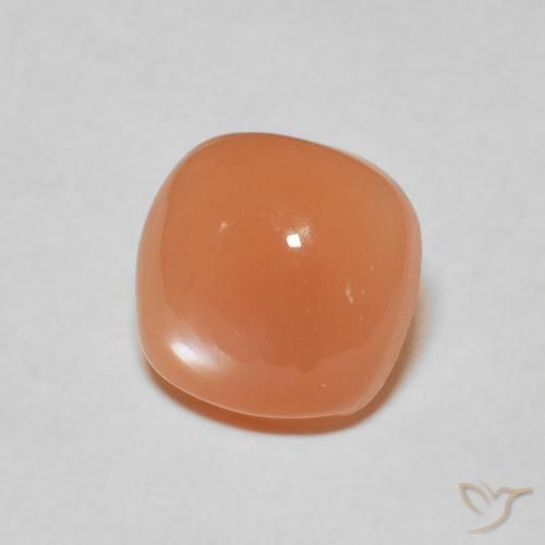Pietra di luna Arancio rossastro chiaro naturale da 1.99 ct, Cuscino, Traslucido