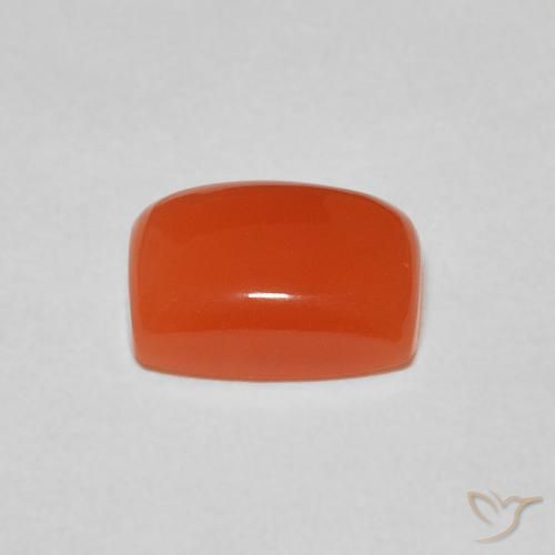 Pietra di luna Arancio Intenso naturale da 2.06 ct, Cuscino, Traslucido