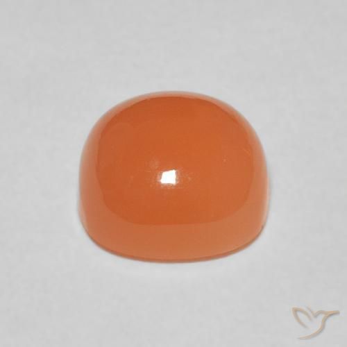 Pietra di luna Arancio rossastro chiaro naturale da 2.38 ct, Cuscino, Traslucido